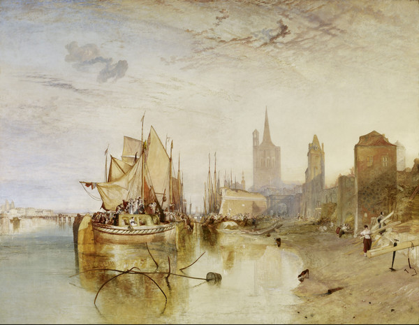 Joseph Mallord William Turner, Cologne, the Arrival of a Packer-Boat_Evening 1826, Frick Collection