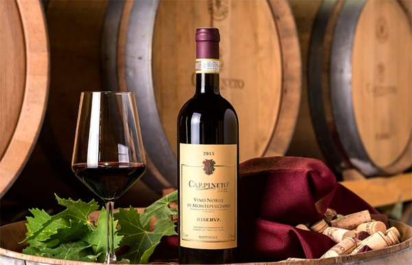 Vino Nobile di Montepulciano DOCG Riserva “Carpineto”. Credits: www.carpineto.com