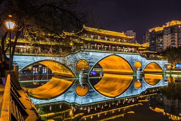 ⓒ쓰촨성문화관광청 제공, 美丽的九眼桥 아름다운 구연교