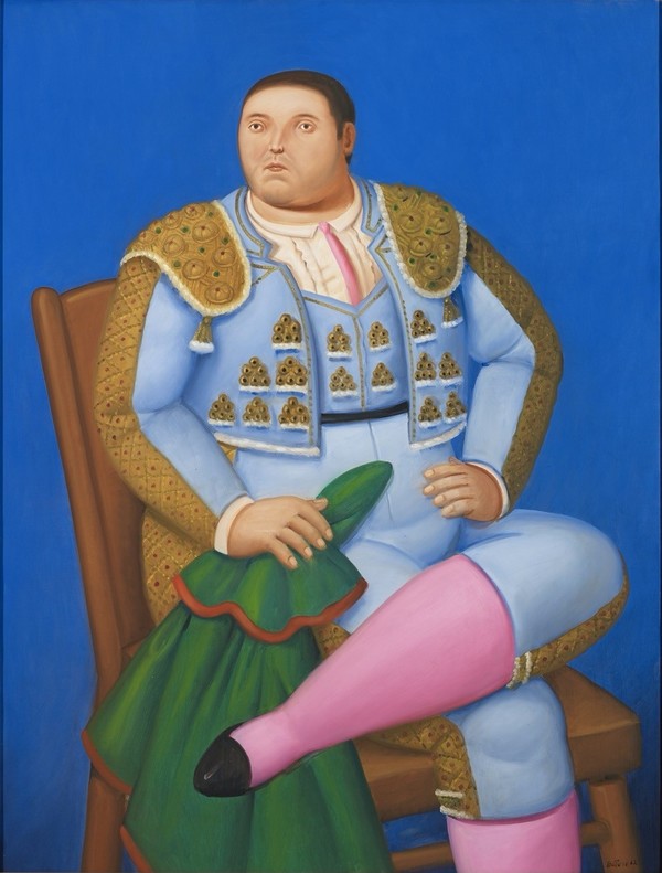 Matador 투우사 2002, Oil on canvas 120x91cm, ⓒ Fernando Botero Foundation