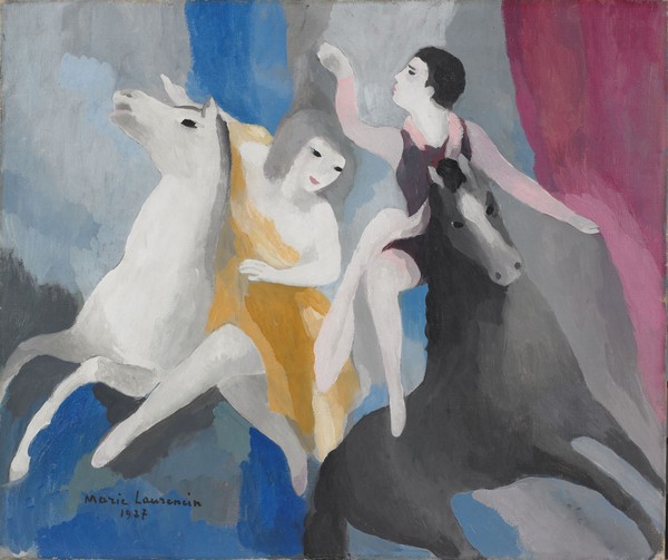 The Acrobats, or Circus Women 곡예하는 여인들 (1927) Oil on canvas 44x53.5 ©Marie Laurencin Museum